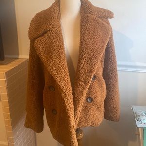 Size S Sherpa Teddy Bear Jacket